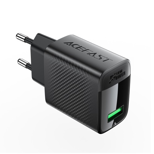 ĮKROVIKLIS ACEFAST A90 18W USB-A JUODAS ĮKROVIKLIS ACEFAST A90 18W USB-A JUODAS