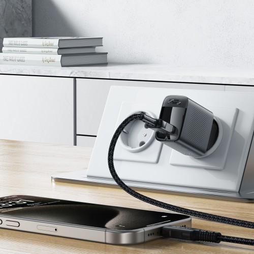 ĮKROVIKLIS ACEFAST A90 18W USB-A JUODAS ĮKROVIKLIS ACEFAST A90 18W USB-A JUODAS