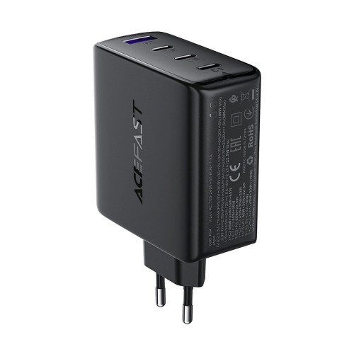 ĮKROVIKLIS ACEFAST A94 100W GAN 3XUSB-C/USB-A JUODAS ĮKROVIKLIS ACEFAST A94 100W GAN 3XUSB-C/USB-A JUODAS