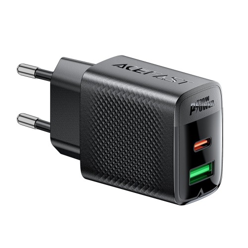 ĮKROVIKLIS ACEFAST A98 30W GAN USB-C/USB-A JUODAS ĮKROVIKLIS ACEFAST A98 30W GAN USB-C/USB-A JUODAS
