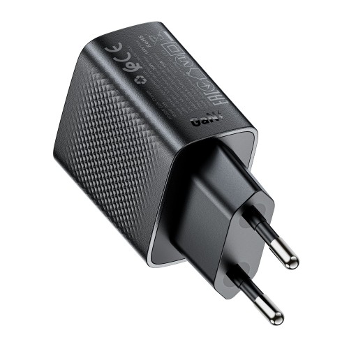 ĮKROVIKLIS ACEFAST A98 30W GAN USB-C/USB-A JUODAS ĮKROVIKLIS ACEFAST A98 30W GAN USB-C/USB-A JUODAS