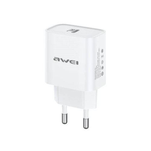 ĮKROVIKLIS AWEI PD61-EU 20W USB-C BALTAS ĮKROVIKLIS AWEI PD61-EU 20W USB-C BALTAS