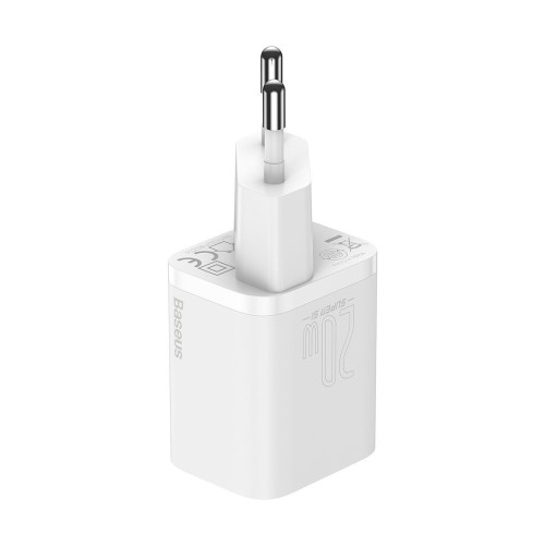 ĮKROVIKLIS BASEUS SUPER SI 20W USB-C + USB-C TO LIGHTNING CABLE 1.0M BALTAS TZCCSUP-B02 ĮKROVIKLIS BASEUS SUPER SI 20W USB-C + USB-C TO LIGHTNING CABLE 1.0M BALTAS TZCCSUP-B02
