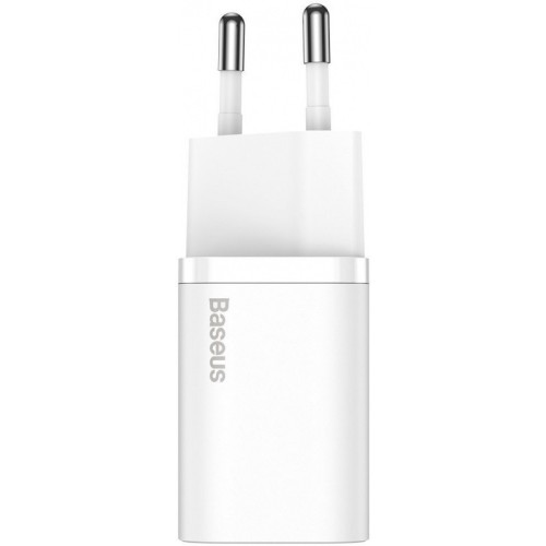 ĮKROVIKLIS BASEUS SUPER SI 25W USB-C + USB-C TO USB-C CABLE 1.0M BALTAS TZCCSUP-L02 ĮKROVIKLIS BASEUS SUPER SI 25W USB-C + USB-C TO USB-C CABLE 1.0M BALTAS TZCCSUP-L02