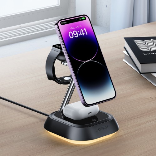 ĮKROVIKLIS BELAIDIS ACEFAST E16 3-IN-1 15W JUODAS