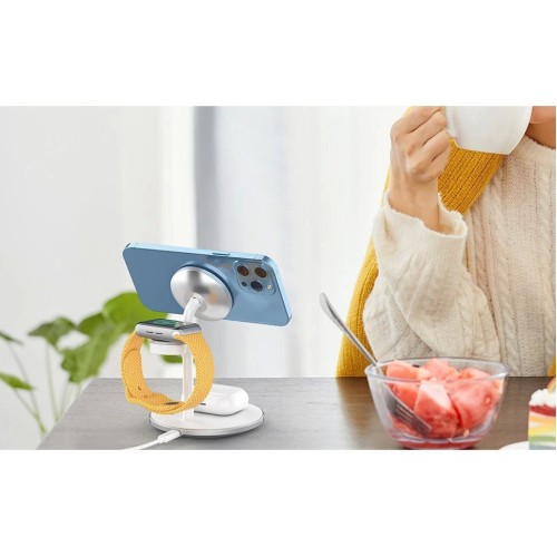 ĮKROVIKLIS BELAIDIS CHOETECH T585-F 3-IN-1 15W BALTAS ĮKROVIKLIS BELAIDIS CHOETECH T585-F 3-IN-1 15W BALTAS