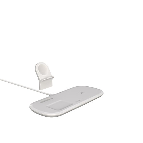 ĮKROVIKLIS BELAIDIS DEVIA 3IN1 SMART PHONE, APPLE WATCH, AIRPODS BALTAS
