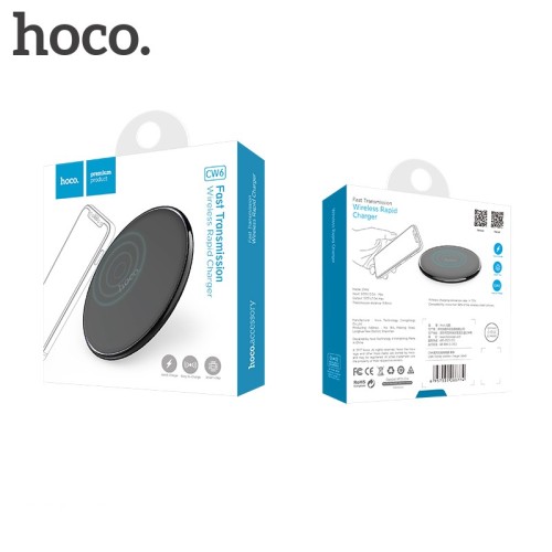ĮKROVIKLIS BELAIDIS HOCO CW6 (5W) JUODAS ĮKROVIKLIS BELAIDIS HOCO CW6 (5W) JUODAS