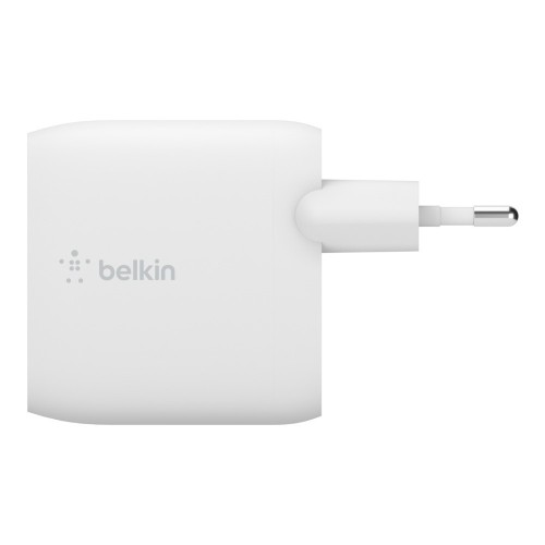 ĮKROVIKLIS BELKIN BOOST CHARGE 24W 2XUSB-A + USB-A TO USB-C CABLE 1.0M BALTAS