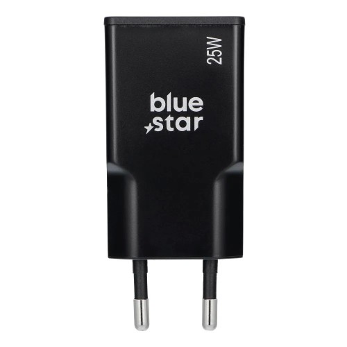 ĮKROVIKLIS BLUE STAR SLIM GAN 25W USB-C/USB-A JUODAS ĮKROVIKLIS BLUE STAR SLIM GAN 25W USB-C/USB-A JUODAS