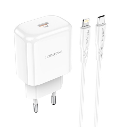 ĮKROVIKLIS BOROFONE BN3 20W USB-C + USB-C TO LIGHTNING CABLE 1.0M BALTAS ĮKROVIKLIS BOROFONE BN3 20W USB-C + USB-C TO LIGHTNING CABLE 1.0M BALTAS