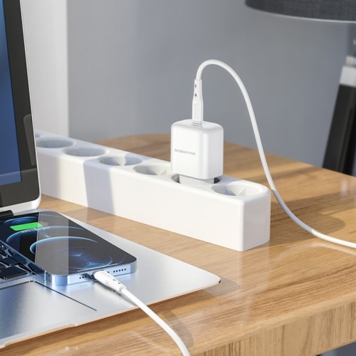 ĮKROVIKLIS BOROFONE BN3 20W USB-C + USB-C TO LIGHTNING CABLE 1.0M BALTAS ĮKROVIKLIS BOROFONE BN3 20W USB-C + USB-C TO LIGHTNING CABLE 1.0M BALTAS