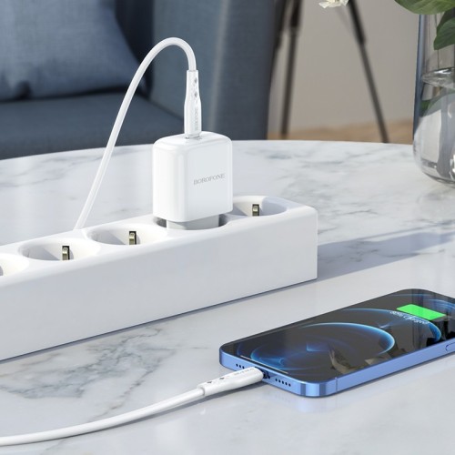 ĮKROVIKLIS BOROFONE BN3 20W USB-C BALTAS ĮKROVIKLIS BOROFONE BN3 20W USB-C BALTAS