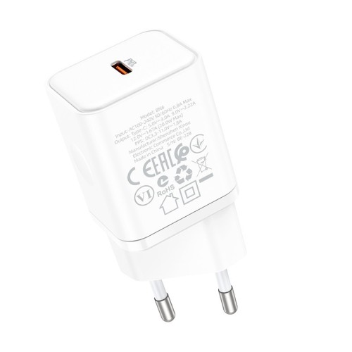 ĮKROVIKLIS BOROFONE BN6 20W USB-C BALTAS ĮKROVIKLIS BOROFONE BN6 20W USB-C BALTAS
