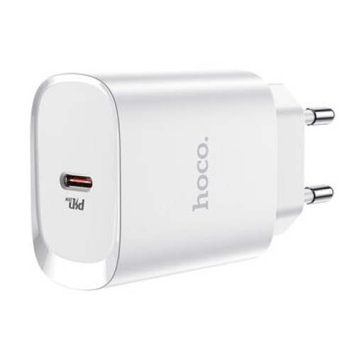 ĮKROVIKLIS HOCO N14 20W USB-C BALTAS