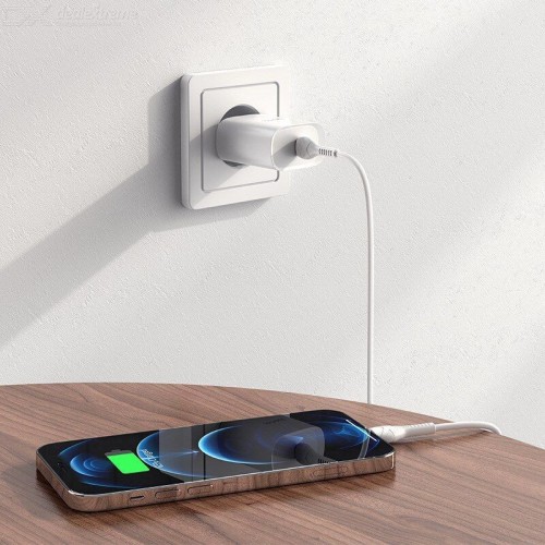 ĮKROVIKLIS HOCO N14 20W USB-C BALTAS
