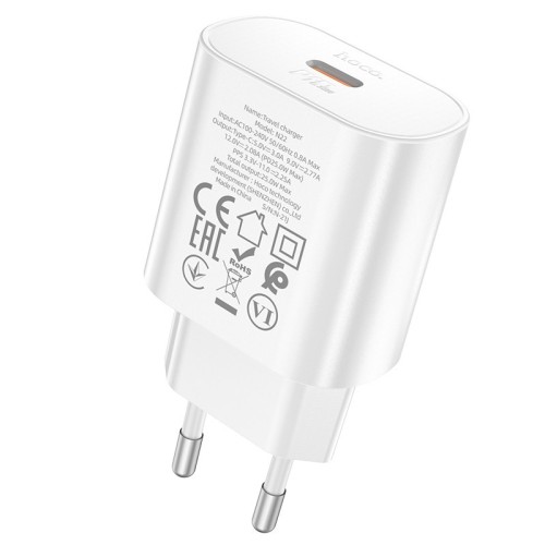 ĮKROVIKLIS HOCO N22 25W USB-C BALTAS