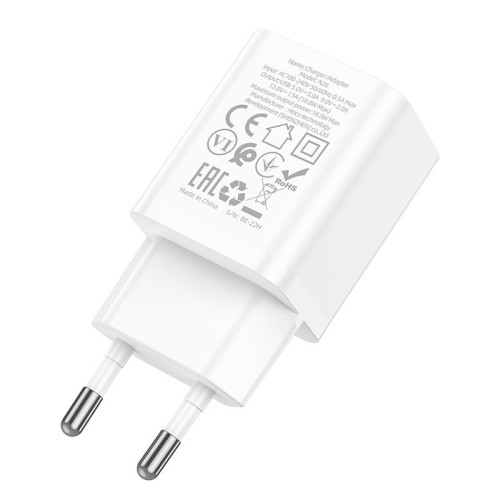ĮKROVIKLIS HOCO N26 18W USB-A BALTAS