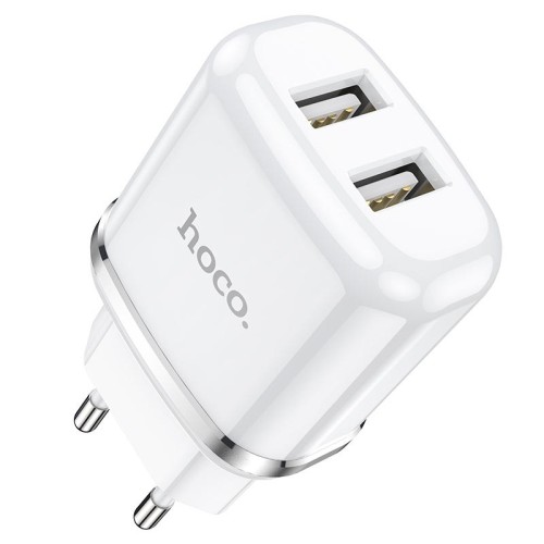 ĮKROVIKLIS HOCO N4 12W 2XUSB-A BALTAS ĮKROVIKLIS HOCO N4 12W 2XUSB-A BALTAS