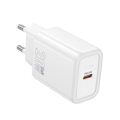 ĮKROVIKLIS HOCO N60 20W GAN USB-C BALTAS ĮKROVIKLIS HOCO N60 20W GAN USB-C BALTAS