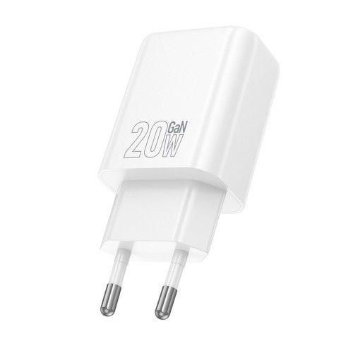 ĮKROVIKLIS HOCO N60 20W GAN USB-C BALTAS