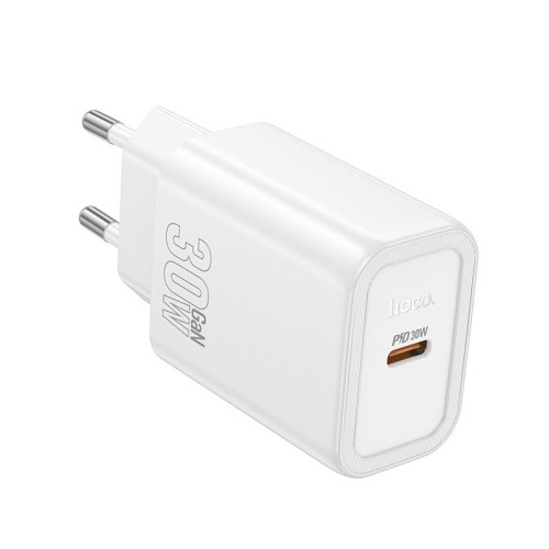 ĮKROVIKLIS HOCO N62 30W GAN USB-C BALTAS ĮKROVIKLIS HOCO N62 30W GAN USB-C BALTAS