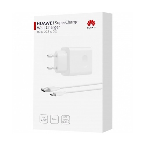 ĮKROVIKLIS HUAWEI CP404B SUPERCHARGE 22.5W USB-A + USB-A TO USB-C CABLE 1.0M BALTAS ĮKROVIKLIS HUAWEI CP404B SUPERCHARGE 22.5W USB-A + USB-A TO USB-C CABLE 1.0M BALTAS