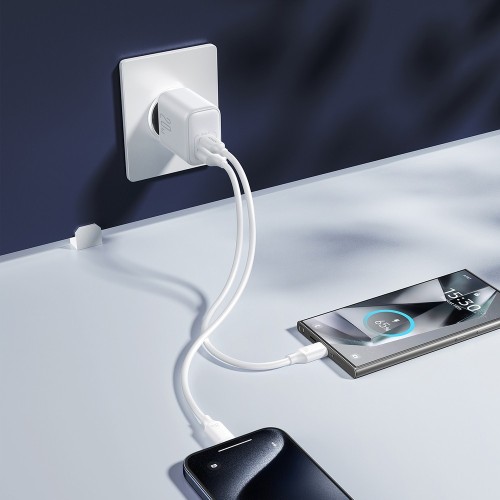 ĮKROVIKLIS JOYROOM JR-TCF21 20W USB-C/USB-A BALTAS