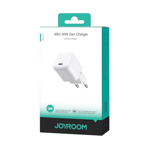ĮKROVIKLIS JOYROOM JR-TCG15 30W GAN USB-C BALTAS ĮKROVIKLIS JOYROOM JR-TCG15 30W GAN USB-C BALTAS