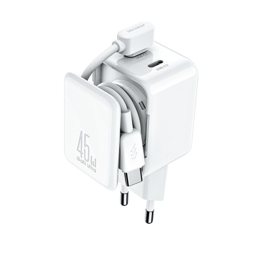 ĮKROVIKLIS JOYROOM JR-TCL05 45W 2XUSB-C BALTAS ĮKROVIKLIS JOYROOM JR-TCL05 45W 2XUSB-C BALTAS