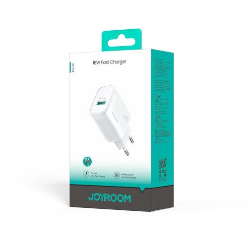 ĮKROVIKLIS JOYROOM JR-TF4 18W USB-A + USB-A TO LIGHTNING CABLE 1.0M BALTAS ĮKROVIKLIS JOYROOM JR-TF4 18W USB-A + USB-A TO LIGHTNING CABLE 1.0M BALTAS