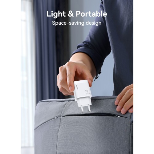 ĮKROVIKLIS JOYROOM JR-TF4 18W USB-A + USB-A TO LIGHTNING CABLE 1.0M BALTAS ĮKROVIKLIS JOYROOM JR-TF4 18W USB-A + USB-A TO LIGHTNING CABLE 1.0M BALTAS