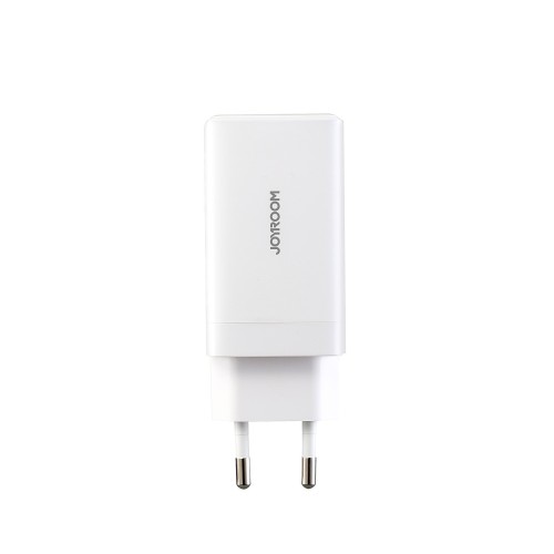 ĮKROVIKLIS JOYROOM JR-TG10 GAN 65W 2XUSB-C/USB-A + USB-C TO USB-C 100W 1.2M CABLE BALTAS