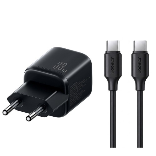 ĮKROVIKLIS JOYROOM JR-TG7 33W USB-C/USB-A + USB-C TO USB-C 60W 1.0M CABLE JUODAS ĮKROVIKLIS JOYROOM JR-TG7 33W USB-C/USB-A + USB-C TO USB-C 60W 1.0M CABLE JUODAS