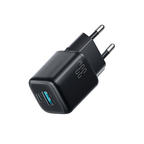 ĮKROVIKLIS JOYROOM JR-TG7 33W USB-C/USB-A + USB-C TO USB-C 60W 1.0M CABLE JUODAS ĮKROVIKLIS JOYROOM JR-TG7 33W USB-C/USB-A + USB-C TO USB-C 60W 1.0M CABLE JUODAS