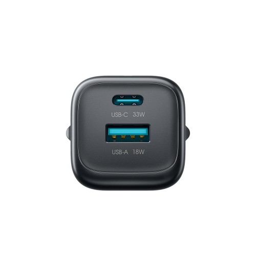 ĮKROVIKLIS JOYROOM JR-TG7 33W USB-C/USB-A + USB-C TO USB-C 60W 1.0M CABLE JUODAS ĮKROVIKLIS JOYROOM JR-TG7 33W USB-C/USB-A + USB-C TO USB-C 60W 1.0M CABLE JUODAS