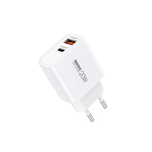 ĮKROVIKLIS REMAX RP-U120 20W USB-C/USB-A BALTAS ĮKROVIKLIS REMAX RP-U120 20W USB-C/USB-A BALTAS