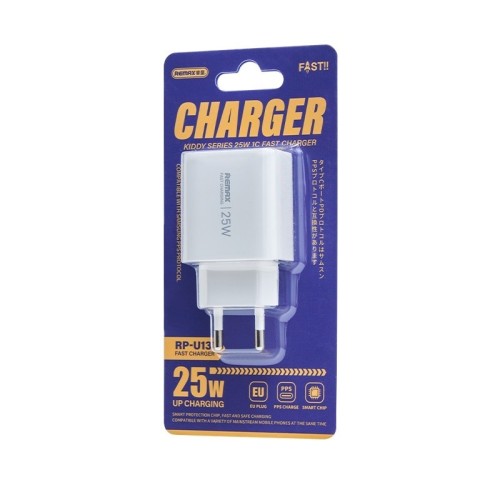 ĮKROVIKLIS REMAX RP-U137 25W USB-C BALTAS