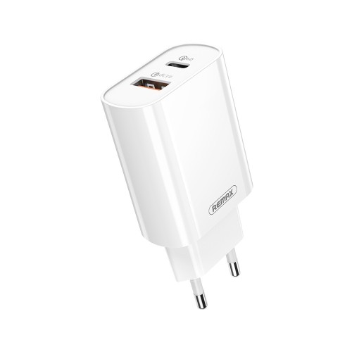 ĮKROVIKLIS REMAX RP-U37 20W USB-C/USB-A BALTAS ĮKROVIKLIS REMAX RP-U37 20W USB-C/USB-A BALTAS
