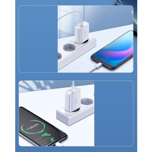 ĮKROVIKLIS UGREEN CD137 20W USB-C BALTAS ĮKROVIKLIS UGREEN CD137 20W USB-C BALTAS