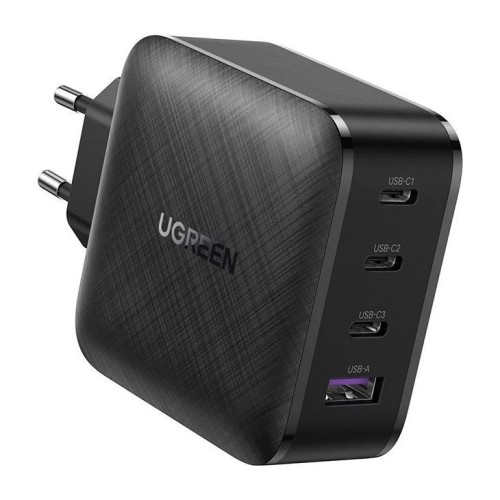 ĮKROVIKLIS UGREEN CD224 65W GAN 3XUSB-C/USB-A JUODAS ĮKROVIKLIS UGREEN CD224 65W GAN 3XUSB-C/USB-A JUODAS