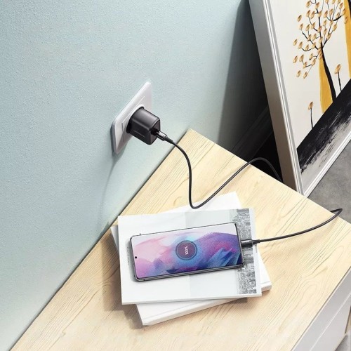 ĮKROVIKLIS UGREEN CD250 25W USB-C + USB-C TO USB-C CABLE 2.0M JUODAS ĮKROVIKLIS UGREEN CD250 25W USB-C + USB-C TO USB-C CABLE 2.0M JUODAS