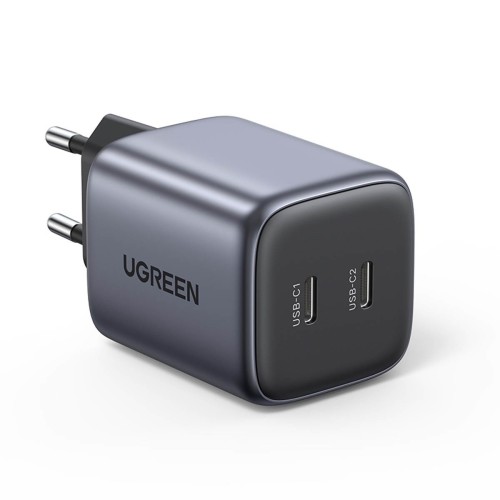 ĮKROVIKLIS UGREEN CD294 45W GAN 2XUSB-C JUODAS ĮKROVIKLIS UGREEN CD294 45W GAN 2XUSB-C JUODAS