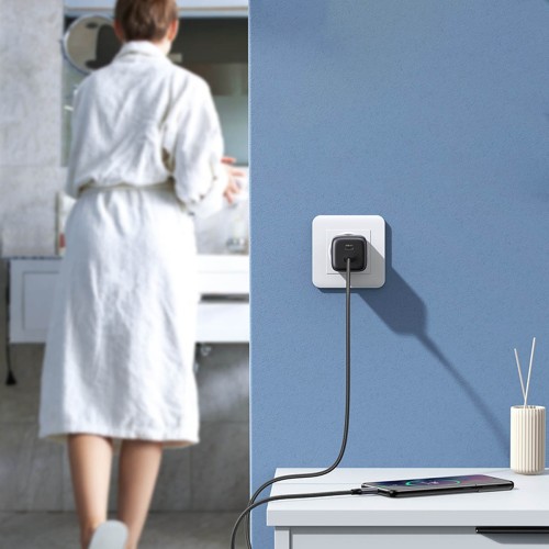ĮKROVIKLIS UGREEN CD294 45W GAN 2XUSB-C JUODAS ĮKROVIKLIS UGREEN CD294 45W GAN 2XUSB-C JUODAS