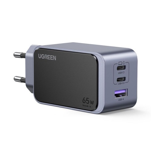 ĮKROVIKLIS UGREEN X553 GAN 65W 2XUSB-C/USB-A PILKAS (35042) ĮKROVIKLIS UGREEN X553 GAN 65W 2XUSB-C/USB-A PILKAS (35042)