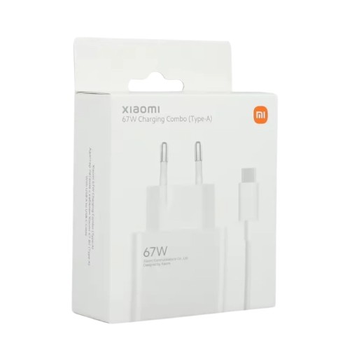 ĮKROVIKLIS XIAOMI HYPERCHARGE COMBO 67W USB-A BALTAS BHR9465EU ĮKROVIKLIS XIAOMI HYPERCHARGE COMBO 67W USB-A BALTAS BHR9465EU
