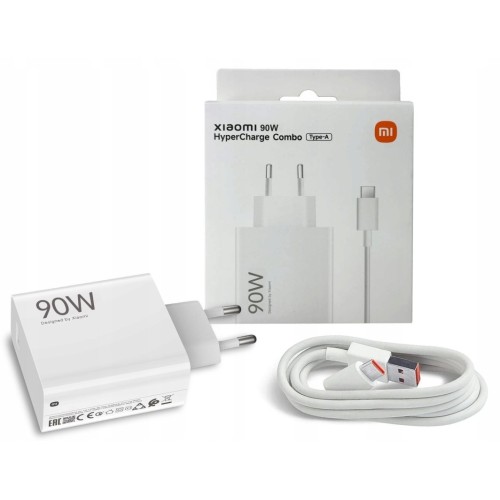 ĮKROVIKLIS XIAOMI HYPERCHARGE COMBO 90W USB-A BALTAS BHR07ZBEU ĮKROVIKLIS XIAOMI HYPERCHARGE COMBO 90W USB-A BALTAS BHR07ZBEU