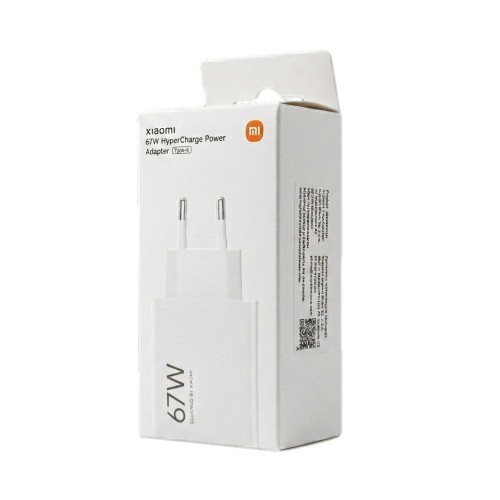 ĮKROVIKLIS XIAOMI HYPERCHARGE POWER ADAPTER 67W USB-A BALTAS BHR07SKEU ĮKROVIKLIS XIAOMI HYPERCHARGE POWER ADAPTER 67W USB-A BALTAS BHR07SKEU