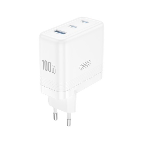 ĮKROVIKLIS XO CE35 100W 2XUSB-C/USB-A BALTAS ĮKROVIKLIS XO CE35 100W 2XUSB-C/USB-A BALTAS