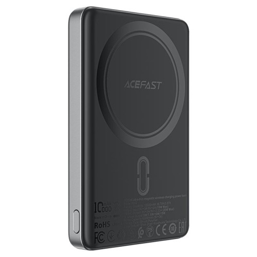IŠORINĖ BATERIJA POWER BANK ACEFAST M12-10000 PD20W MAGNETIC WIRELESS 10000MAH JUODA IŠORINĖ BATERIJA POWER BANK ACEFAST M12-10000 PD20W MAGNETIC WIRELESS 10000MAH JUODA